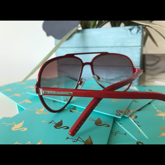Dolce and Gabbana aviators (red) - Picture 2 of 3